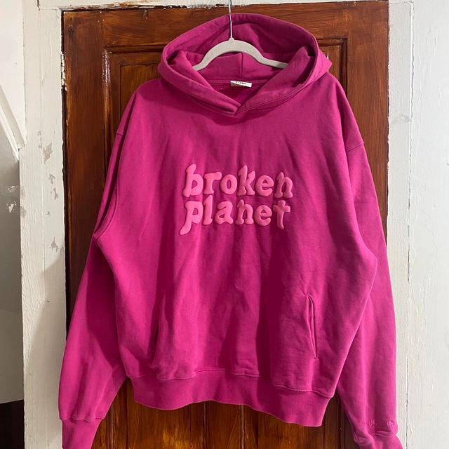 Broken Planet Women's Hoodie - Pink - 16 on Productcaster.