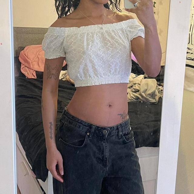 Women's Crop top - White - S on Productcaster.