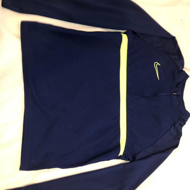 Nike Kids' Top - Navy/Yellow on Productcaster.