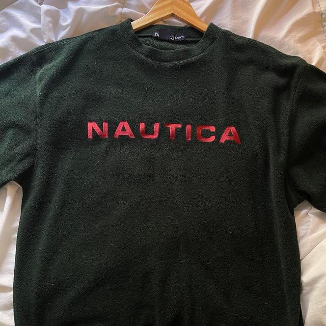 Nautica Men's Sweatshirt - Green - XXL on Productcaster.