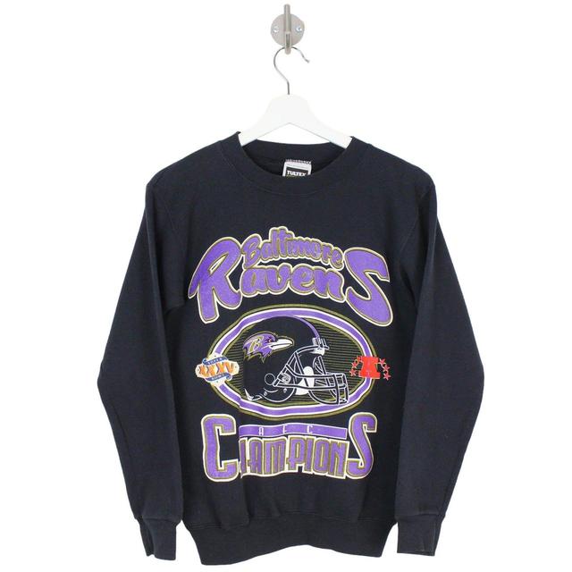 Vintage Men's Sweatshirt - Black - XXS on Productcaster.