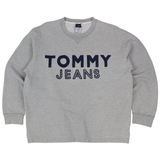 Tommy Hilfiger Men's Sweatshirt - Grey - L on Productcaster.