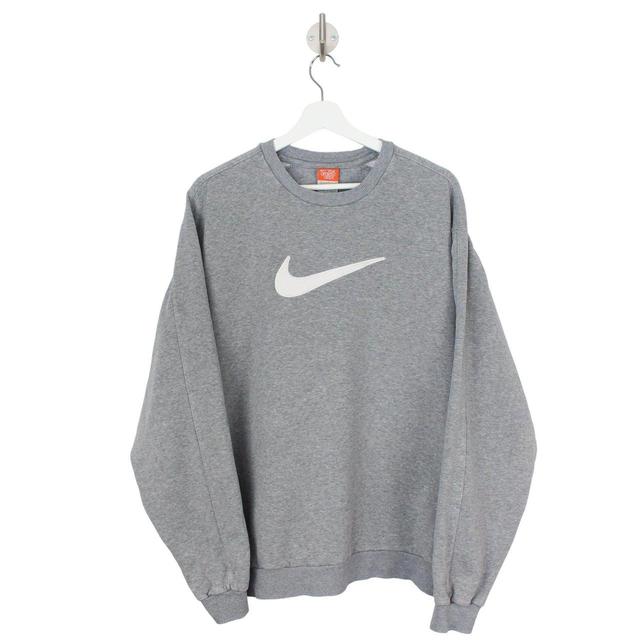 Nike Men's Sweatshirt - Grey - L on Productcaster.