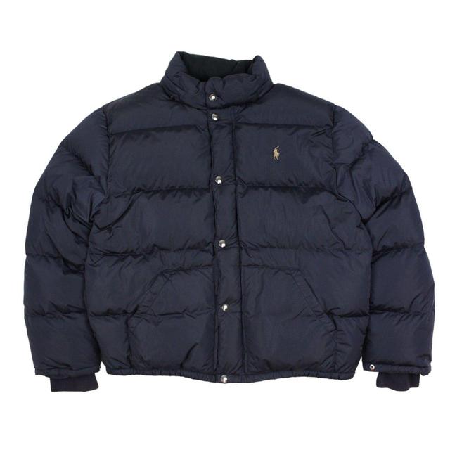 Polo Ralph Lauren Men's Puffer - Navy - M on Productcaster.