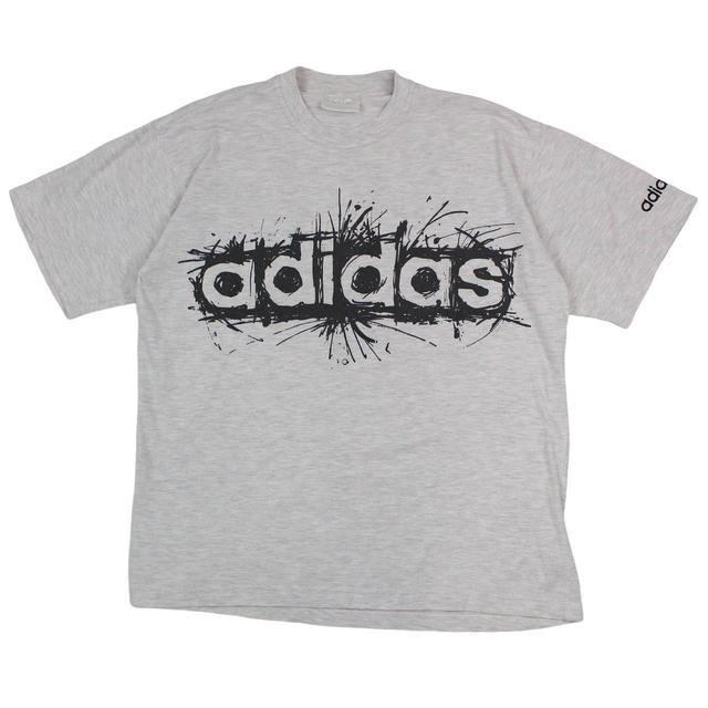 Adidas Men's T-shirt - Grey - S on Productcaster.