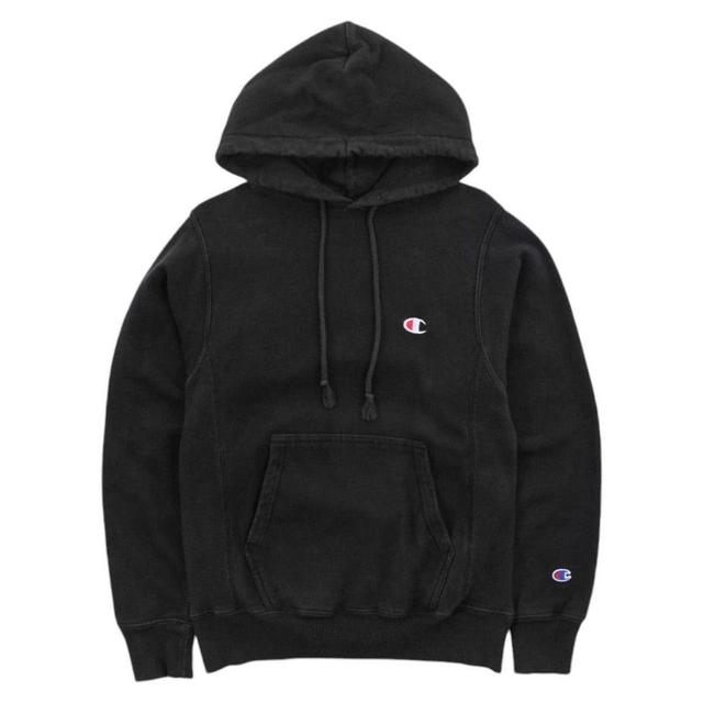 Champion Men's Hoodie - Black - XS on Productcaster.