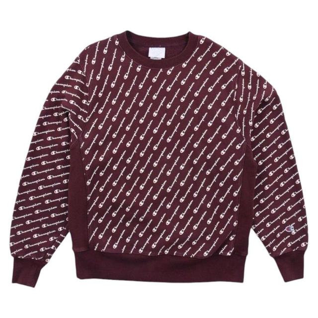 Champion Men's Sweatshirt - Burgundy - L on Productcaster.