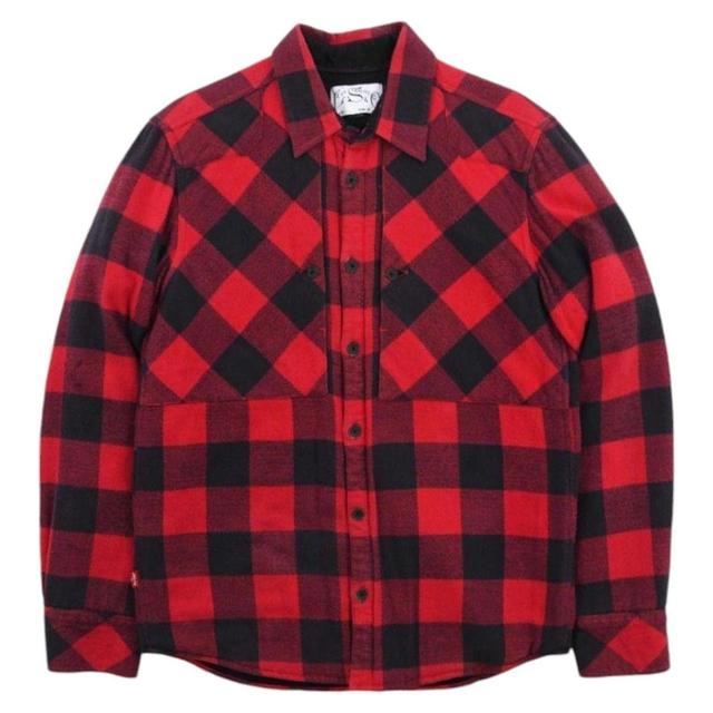 Levi's Men's Shacket Jacket - Red - S on Productcaster.