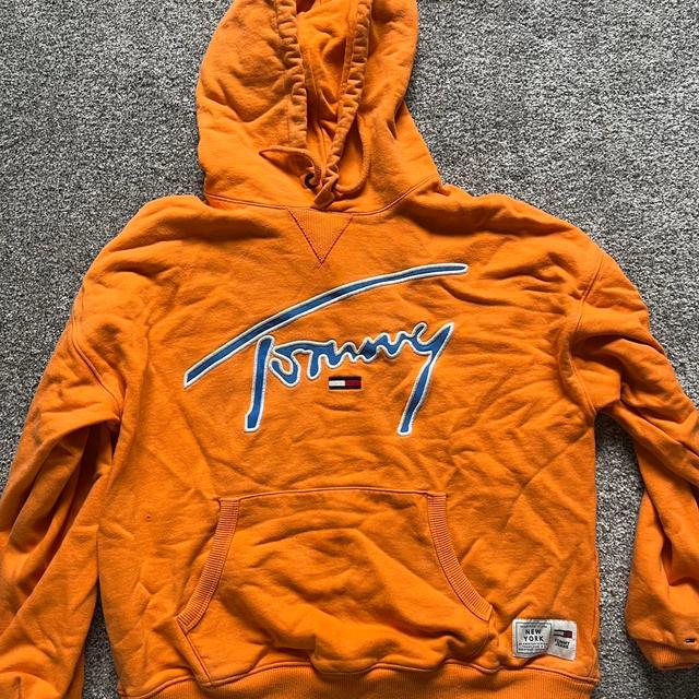 Tommy Hilfiger Women's Hoodie - Orange - 10 on Productcaster.