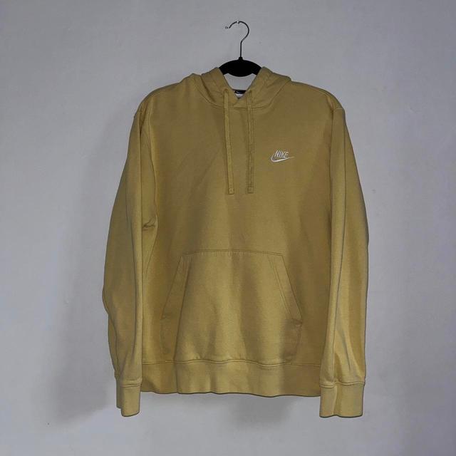 Nike Men's Hoodie - Yellow - M on Productcaster.