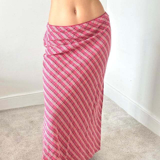 Vintage Women's Maxi Skirt - Pink - UK 14 on Productcaster.