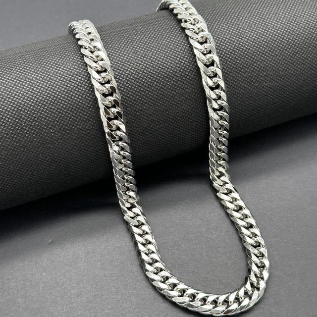 Handmade Men's Necklace - Silver on Productcaster.