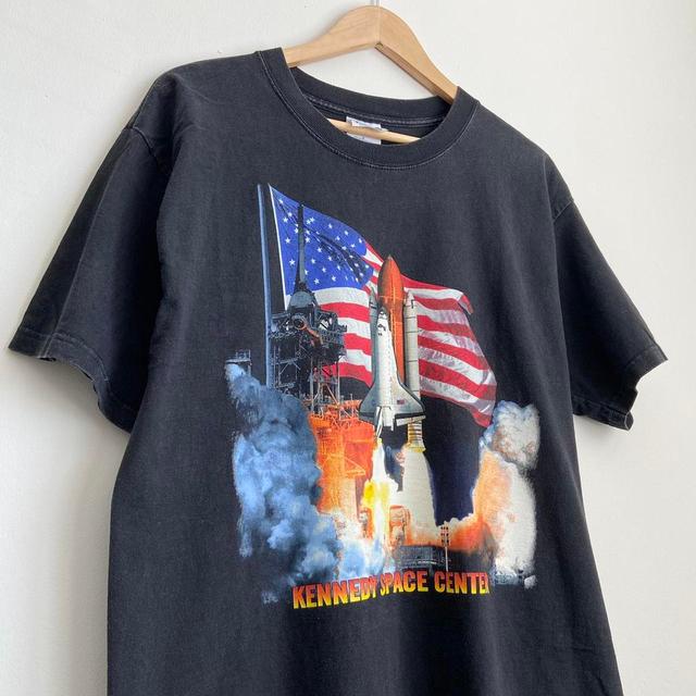 American Vintage Men's T-shirt - Black - L on Productcaster.