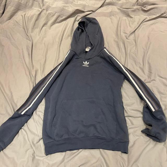 Adidas Men's Hoodie - Navy - S on Productcaster.