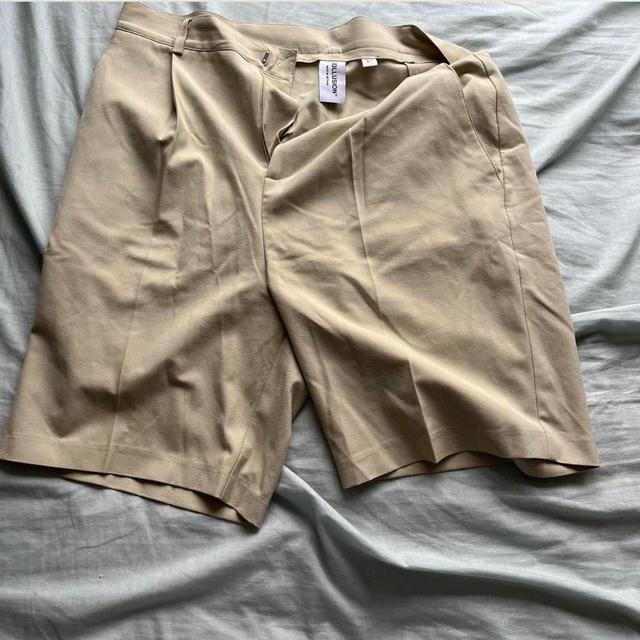 Collusion Men's Shorts - Tan/Cream - 34" on Productcaster.