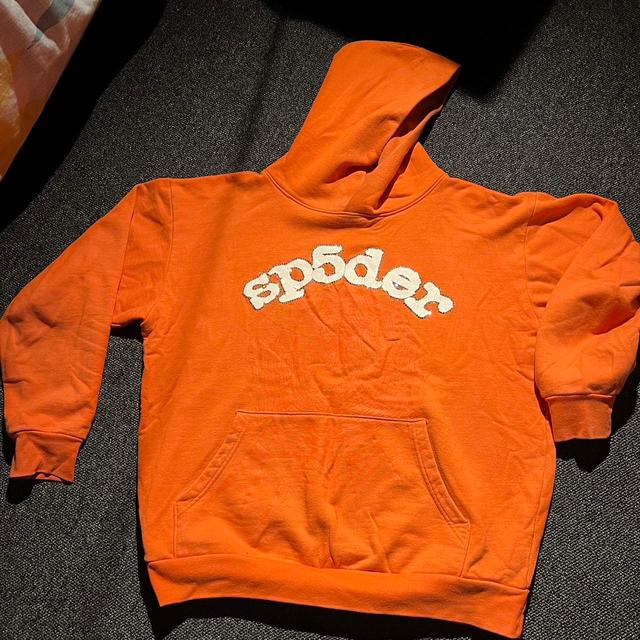 Spider Worldwide Men's Hoodie - Orange - XL on Productcaster.