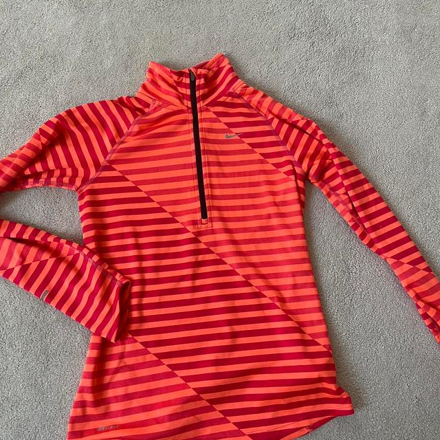 Nike Women's Sweatshirt - Orange/Multi - 6 on Productcaster.