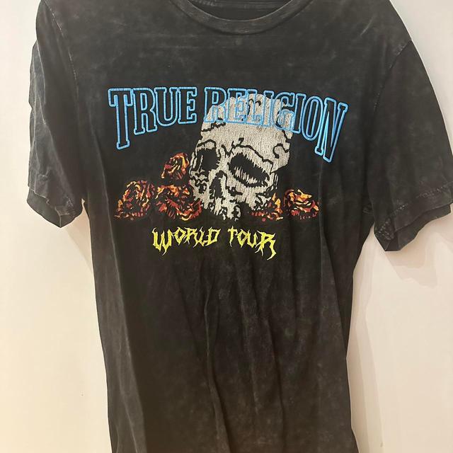 True Religion Men's T-shirt - Black - S on Productcaster.