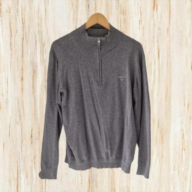 GANT Men's Jumper - Grey - L on Productcaster.