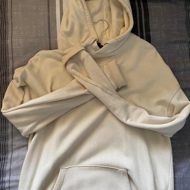 Men's Hoodie - Cream - M on Productcaster.