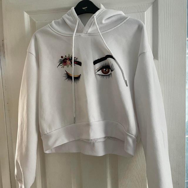 SHEIN Women's Hoodie - White - 12 on Productcaster.