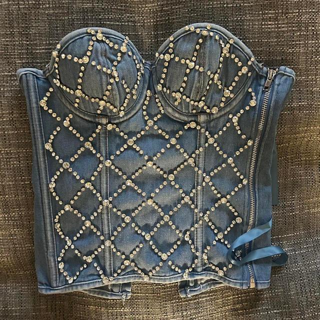 Women's Corset - Blue - 6 on Productcaster.