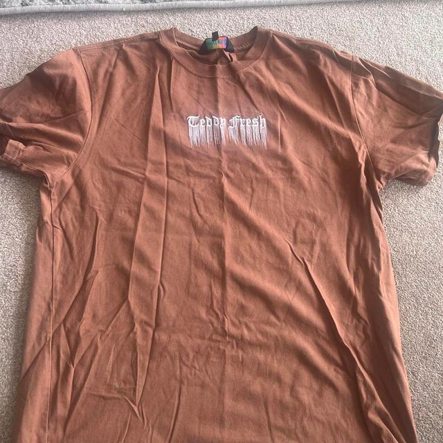 Teddy Fresh Men's T-shirt - Brown - M on Productcaster.