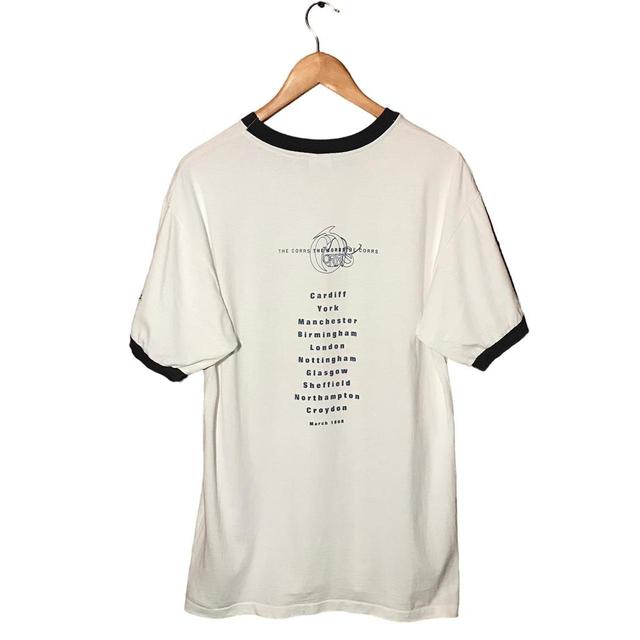 Anvil Men's T-shirt - White/Black - L on Productcaster.