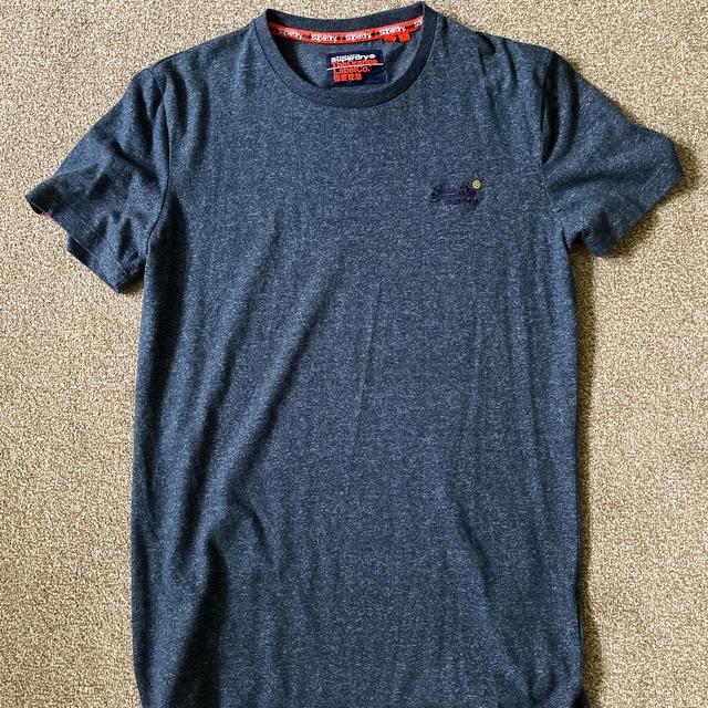 Superdry Men's T-shirt - Navy - S on Productcaster.