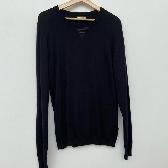 Preloved Men's Jumper - Black - S on Productcaster.