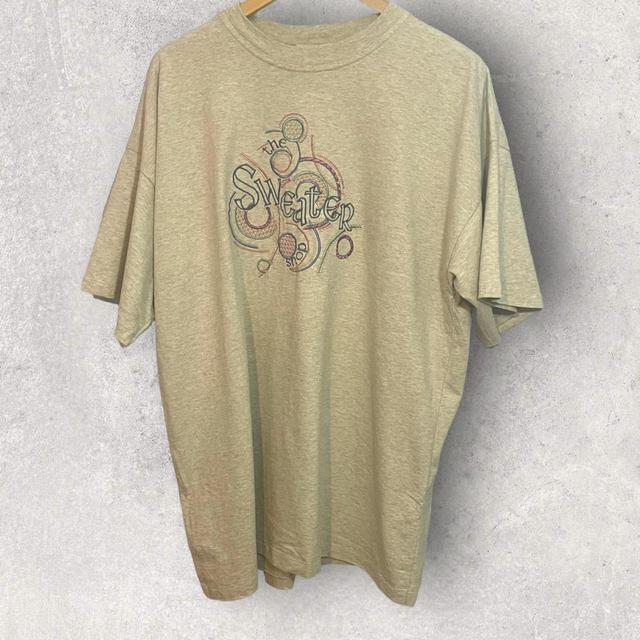 Sweater Shop Men's T-shirt - Cream - XXL on Productcaster.