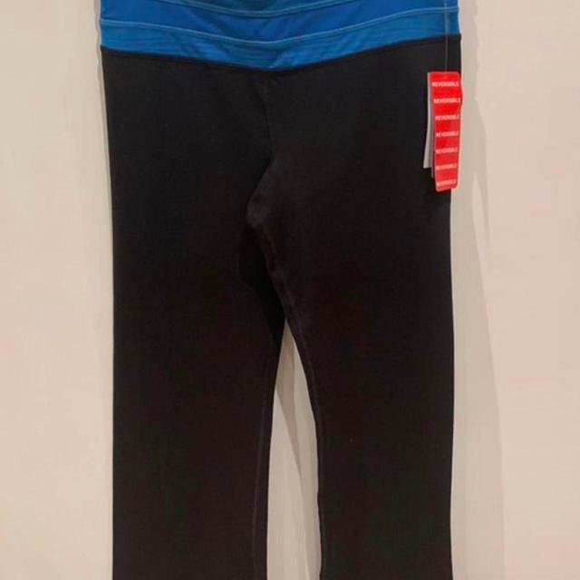 Women's Leggings - Black/Blue - UK 8 on Productcaster.