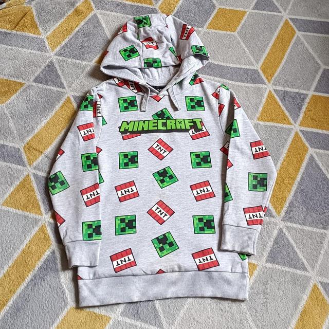 Kids' Hoodie - Grey/Green - 5 years on Productcaster.