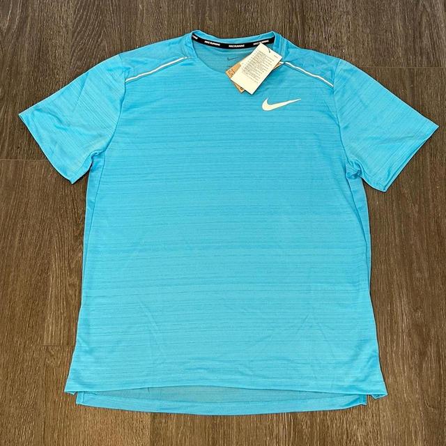 Nike Men's T-shirt - Blue - S on Productcaster.