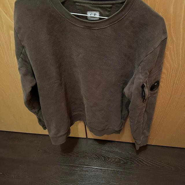 CP Company Men's Jumper - Khaki - M on Productcaster.