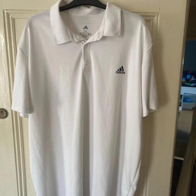 Adidas Men's Polo shirt - White - XXL on Productcaster.