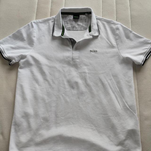 Hugo Boss Men's Polo shirt - White - M on Productcaster.