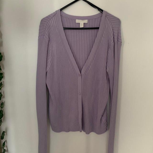 H&M Women's Cardigan - Purple - 12 on Productcaster.