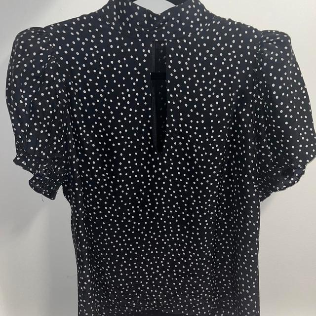 Frame Women's Blouse - Black/White - XS on Productcaster.