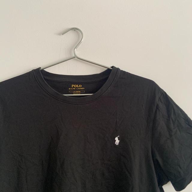 Polo Ralph Lauren Men's T-shirt - Black/Grey - L on Productcaster.