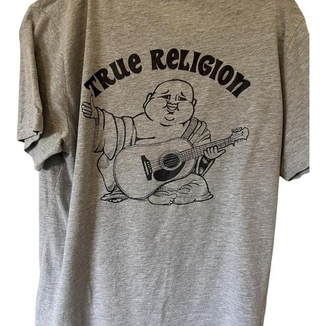 True Religion Men's T-shirt - Grey - M on Productcaster.