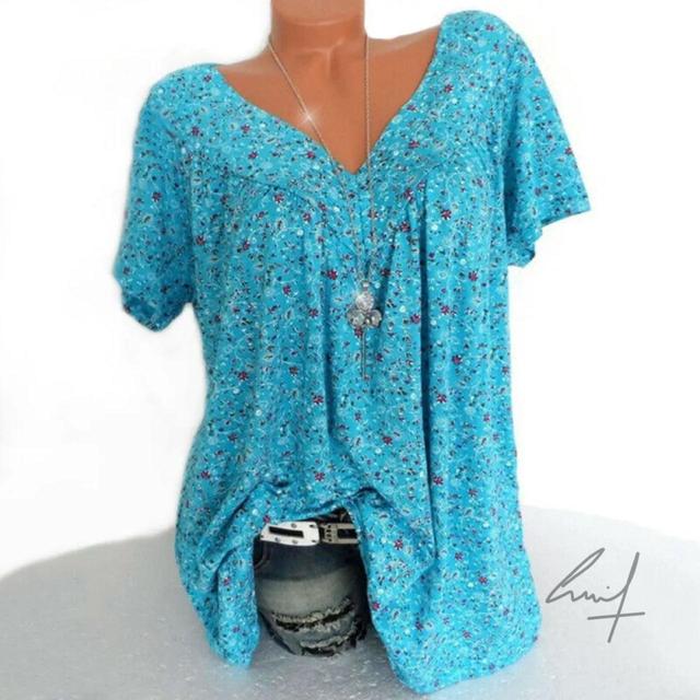 Vintage Women's Blouse - Blue - 8 on Productcaster.