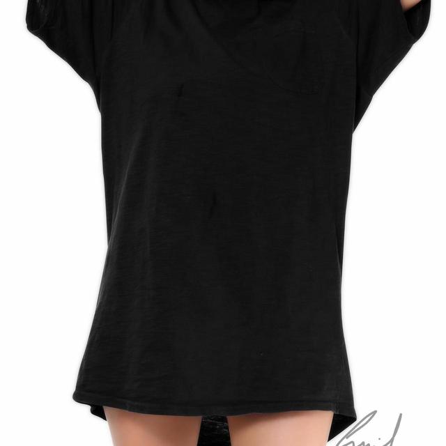 Designer Women's T-shirt - Black - XL on Productcaster.