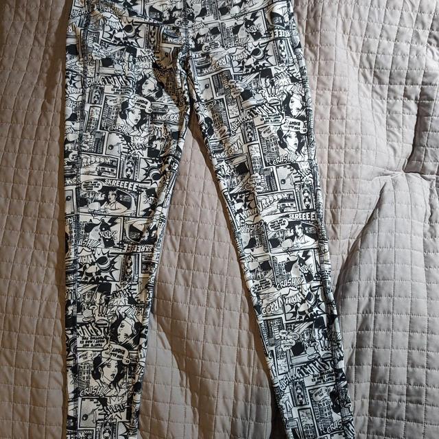 Women's Leggings - Black/White - UK 10 on Productcaster.