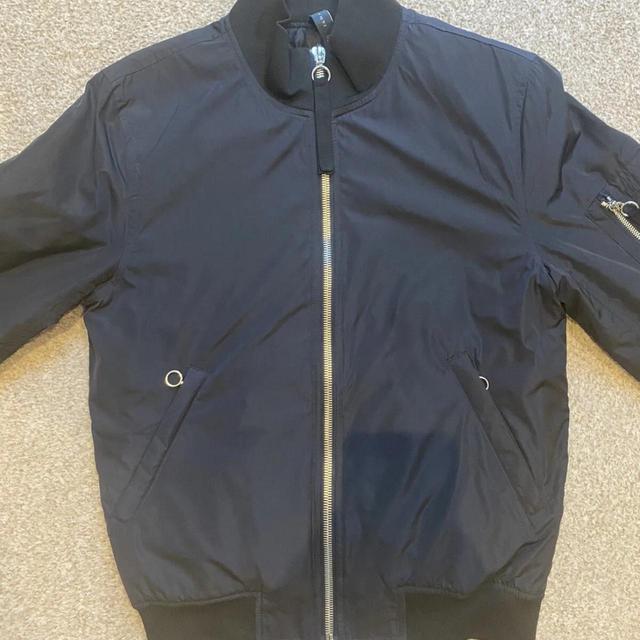 Zara Men's Bomber Jacket - Black - S on Productcaster.