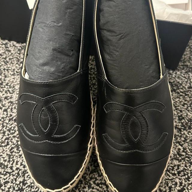 Chanel Women's Espadrilles - Black - UK 5 on Productcaster.