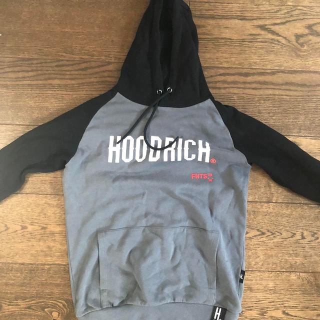 Hoodrich Men's Hoodie - Grey/Black - XS on Productcaster.