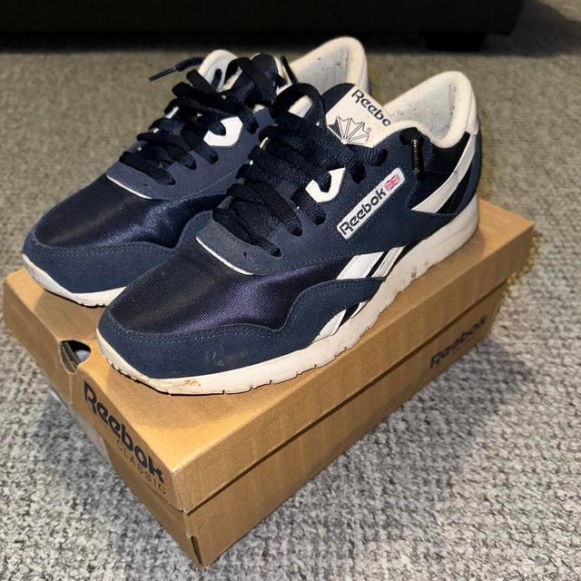 Reebok Men's Trainers - Navy - UK 8 on Productcaster.