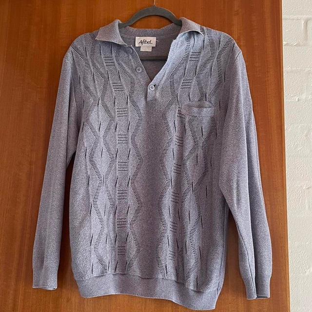 Reclaimed Vintage Women's Jumper - Blue/Grey - 10 on Productcaster.