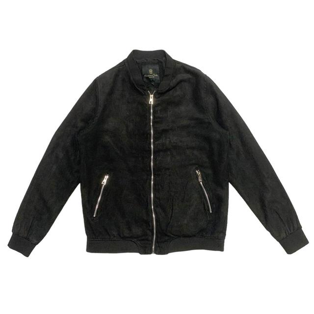 Massimo Dutti Men's Bomber Jacket - Black - M on Productcaster.